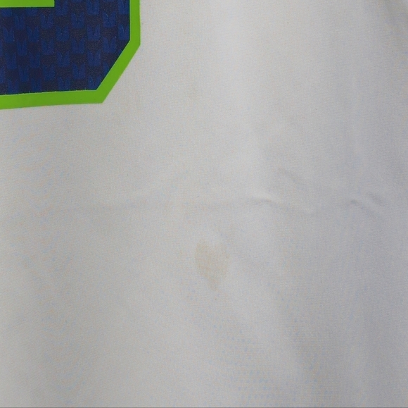 NFL Seattle Seahawks #3 Sz XXL White and Blue Jersey - Picture 4 of 7